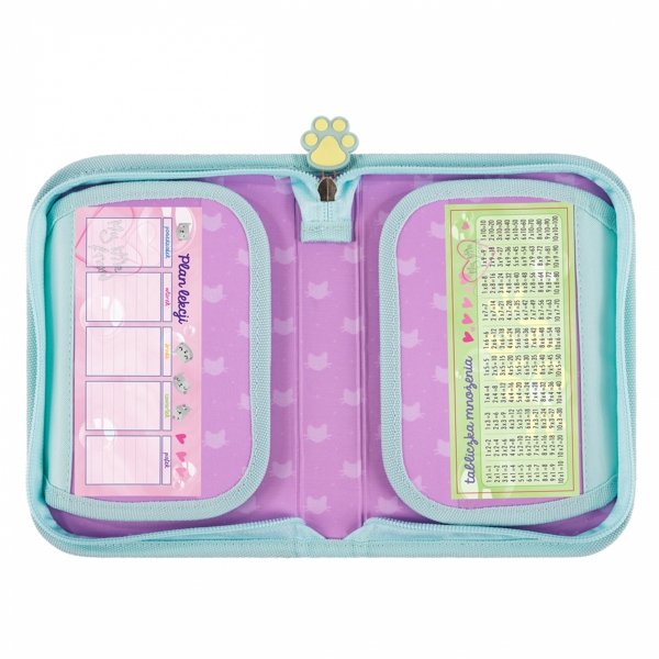 KOTEK ZESTAW 2ele MAJEWSKI DLA DZIEWCZYNEK PLECAK KOT KOTKI DO PODSTAWÓWKI