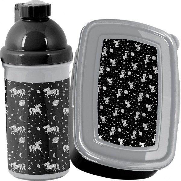 Unicorn Bidon Śniadaniówka dla Uczennic Zestaw [PP23OL-3021]