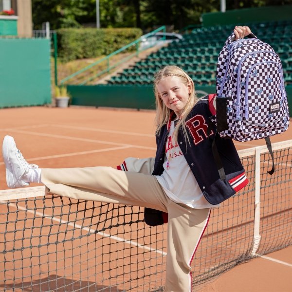 PLECAK BACKUP SZKOLNY MŁODZIEŻOWY 3 kom. SZACHOWNICA FUZZ ZESTAW 3w1