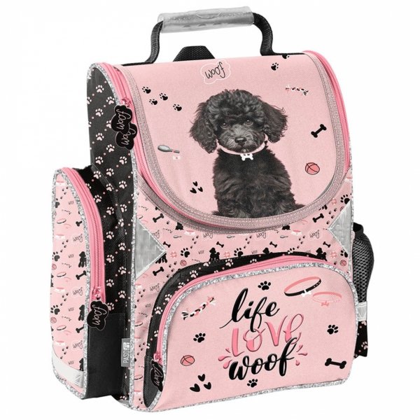 TORNISTER SZKOLNY Z PIESKIEM KOMPLET 3w1 DO 1 KLASY PIESEK DO PODSTAWÓWKI