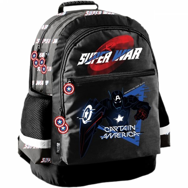 IRON MAN PLECAK SZKOLNY AVENGERS DO 1-3 KLASY PODSTAWÓWKI DLA CHŁOPAKA PASO