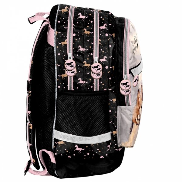 PLECAK KOŃ SZKOLNY ZESTAW 5el DO 1-3 KLASY PODSTAWÓWKI DLA DZIEWCZYNY HORSE