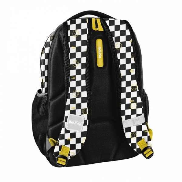 SMILEY SZACHOWNICA DUŻY PLECAK BeUniq MŁODZIEŻOWY SZKOLNY DLA DZIEWCZYNY