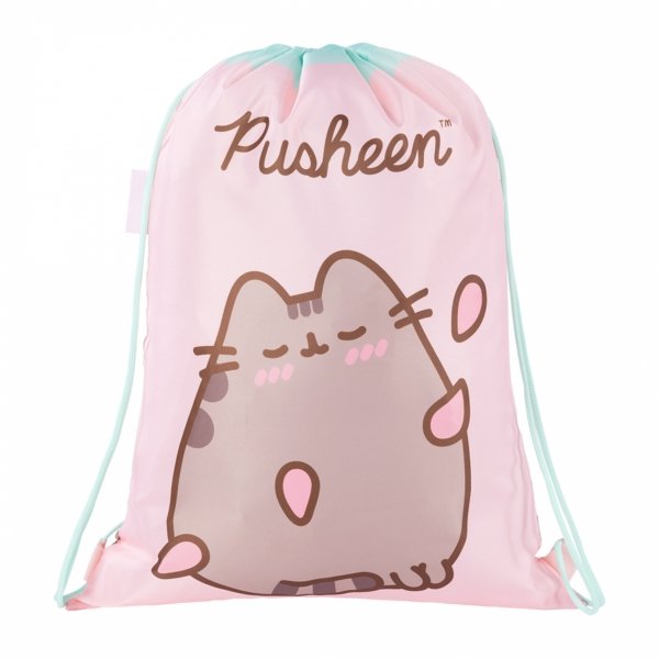PUSHEEN PINK KOMPLET 5 el MAJEWSKI DLA DZIEWCZYNEK PLECAK KOT KOTKI