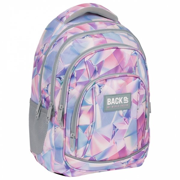 PLECAK BACKUP REFLEKSY SZKOLNY MŁODZIEŻOWY PASTELOWY ZESTAW 5w1
