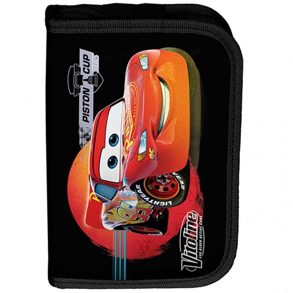 Nowy Wyposażony Szkolny Piórnik Cars Auta dla Uczniów Zygzak [DC23CC-P001]