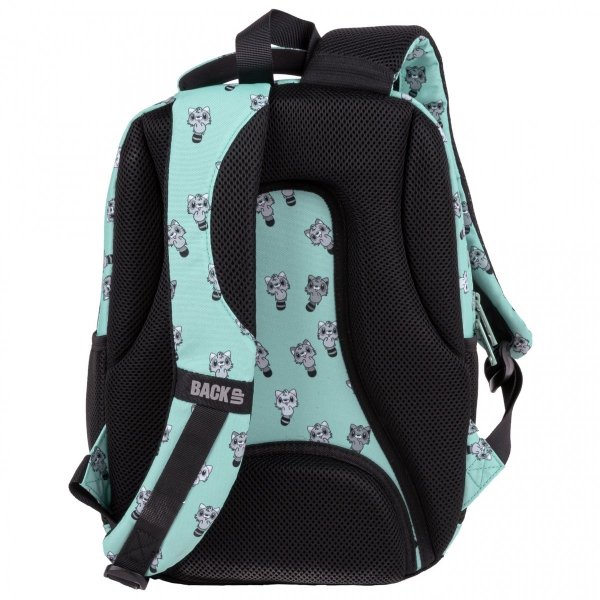 Seledynowy Zestaw Szopy Plecak Szkolny Backup dla Młodzieży [PLB4P76]