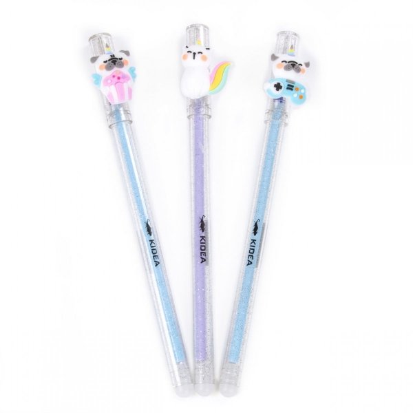 6 szt Długopis Wymazywalny Zestaw Ścieralny Gumka Kidea [DWFIKAD]