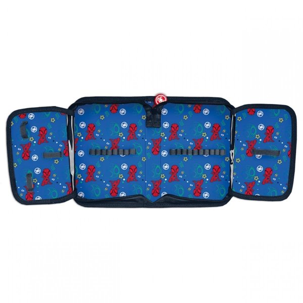 Piórnik SpiderMan Szkolny dla Chłopaków Otwierany Paso [SP22CD-P001BW]