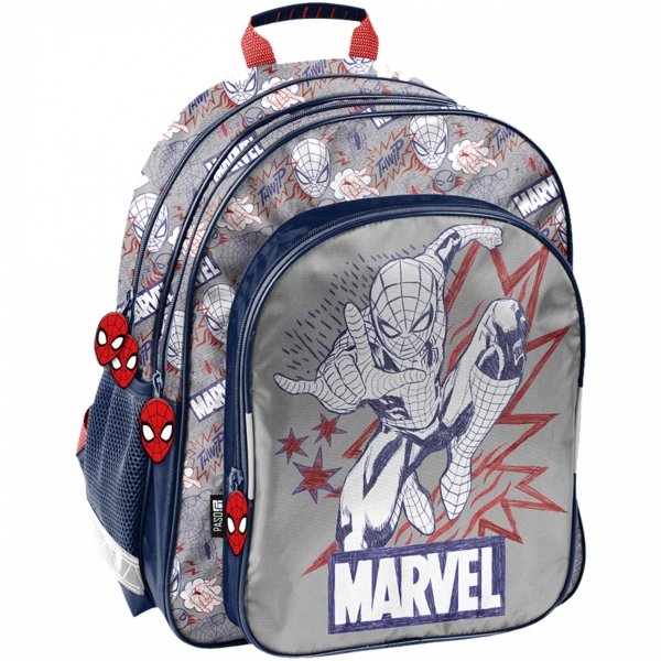 SPIDERMAN PLECAK SZKOLNY DO KLAS 1-3 PODSTAWÓWKI KOMPLET 3 el DLA CHŁOPAKA