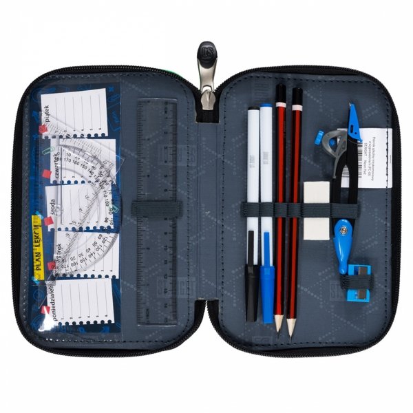 3 KOMOROWY PIÓRNIK SZKOLNY DLA CHŁOPAKA ST.RIGHT MAJEWSKI GAMING GRA GAMER