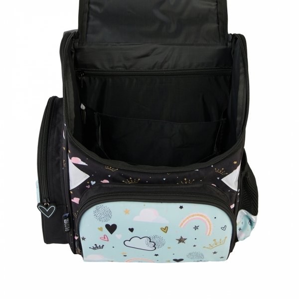 Tornister Szkolny Miś Panda dla Dziewczynek do Podstawówki Miętowy Paso