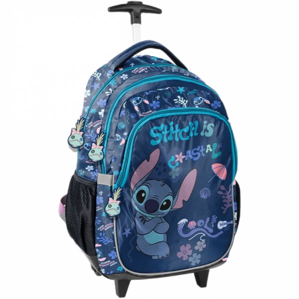 PLECAK STITCH NA KÓŁKACH DO SZKOŁY PODSTAWOWEJ DO 1 KLASY LILO i STICH PASO