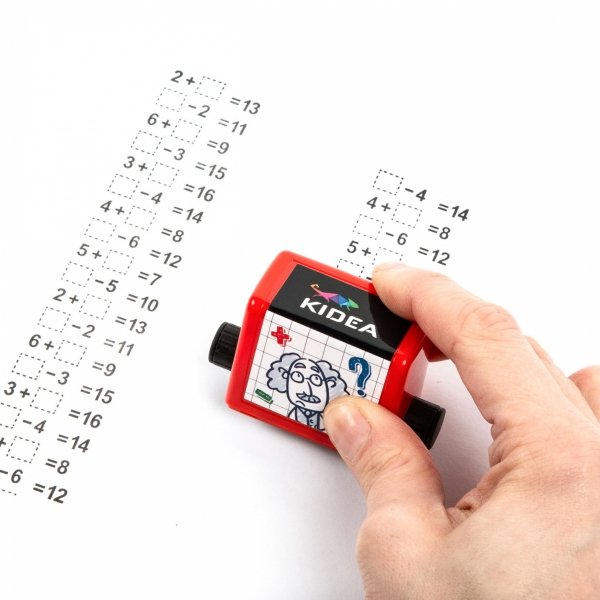 NIEWIADOME DRUKARKA MATEMATYCZNA DLA DZIECKA DO NAUKI PIECZĄTKI KIDEA