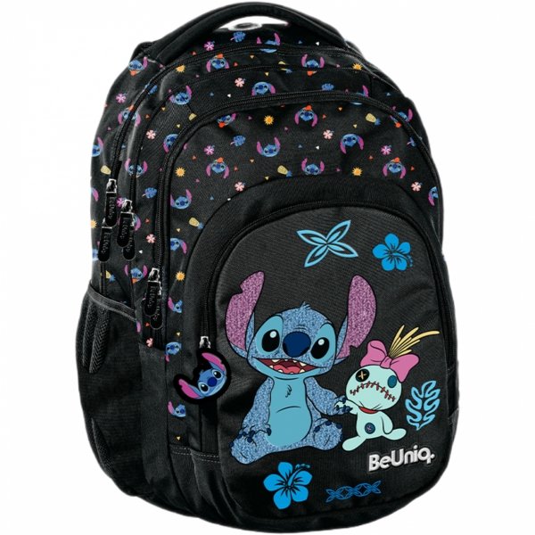 STITCH DUŻY PLECAK BeUniq MŁODZIEŻOWY SZKOLNY DLA DZIEWCZYN LILO I STICH