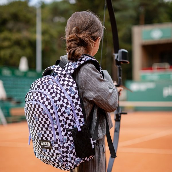 PLECAK BACKUP SZKOLNY MŁODZIEŻOWY 3 kom. SZACHOWNICA FUZZ ZESTAW 3w1