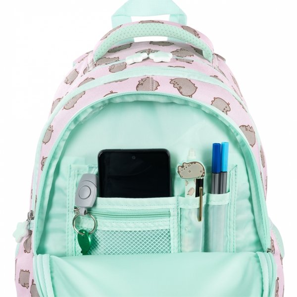 PUSHEEN PINK KOMPLET 5 el MAJEWSKI DLA DZIEWCZYNEK PLECAK KOT KOTKI