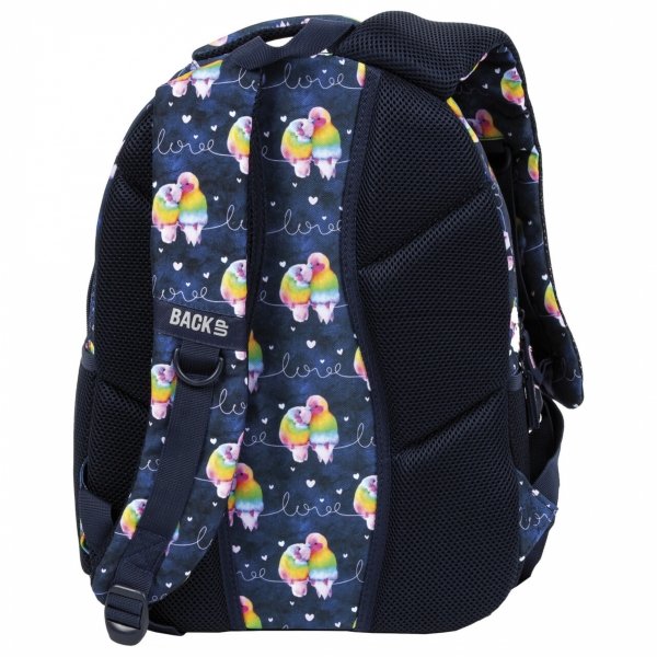 Nowoczesny Plecak Szkolny komplet do Szkoły Papugi [PLB5X04]