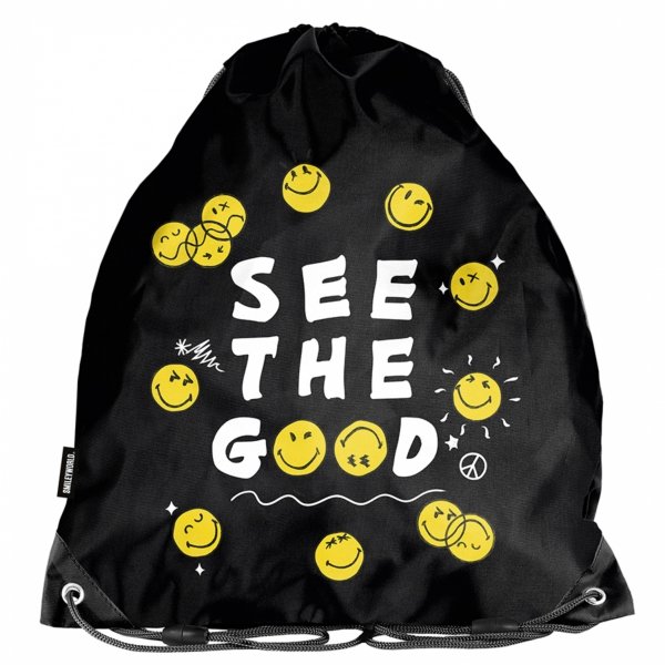 SMILEY PLECAK SZKOLNY DO 1 KLASY EMOTIKONY KOMPLET 3w1 BUŹKI EMOTKI PASO