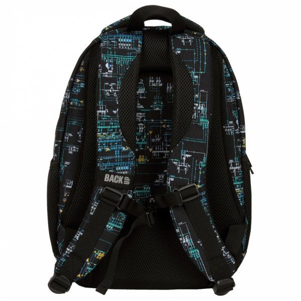 PLECAK MŁODZIEŻOWY BACKUP DLA CHŁOPAKA SZKOLNY UKŁAD SCALONY ZESTAW 4w1