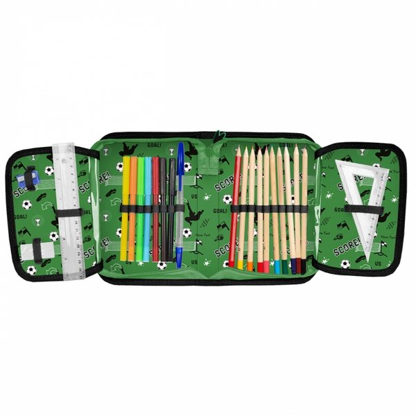 PLECAK PIŁKA NOŻNA SZKOLNY DO 1 KLASY SZKOŁY PODSTAWOWEJ ZESTAW 5ele PASO