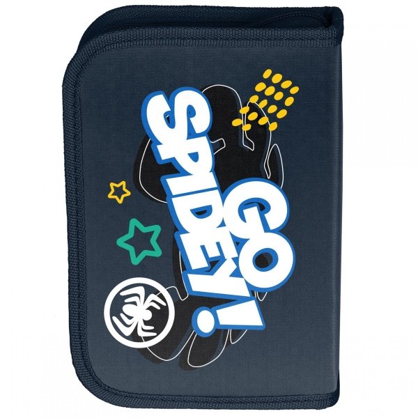 Nowoczesny Szkolny Piórnik Spiderman dla Chłopaków [SP22CD-P001]