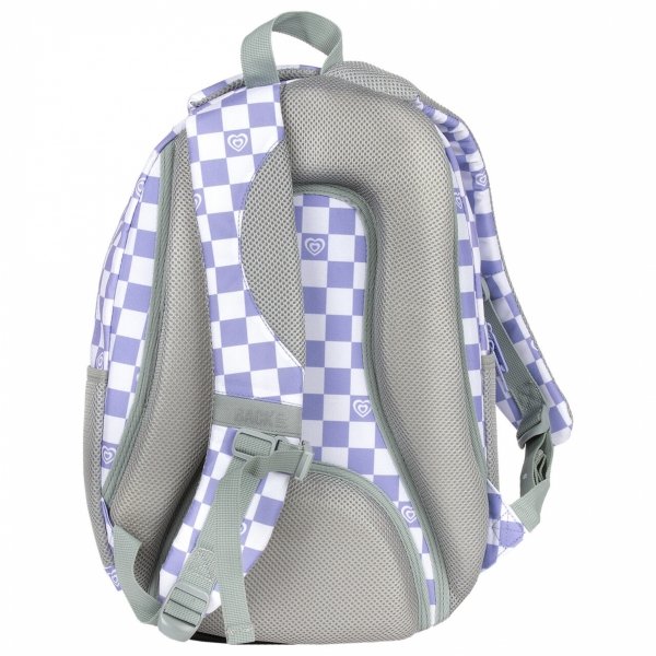 PLECAK BACKUP SZACHOWNICA MŁODZIEŻOWY DLA DZIEWCZYNY SZKOLNY ZESTAW 5ele