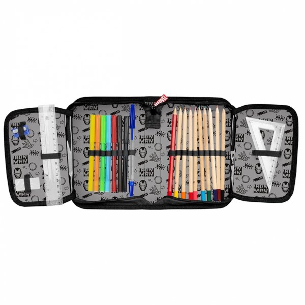 PLECAK IRON MAN SZKOLNY AVENGERS PODSTAWÓWKI DLA CHŁOPAKA ZESTAW 3el PASO