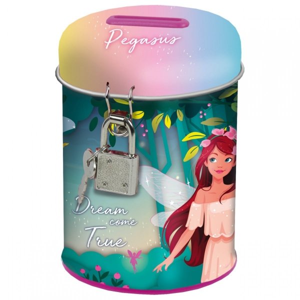 Skarbonka z Kłódką Jednorożec Pegaz Unicorn dla Dziewczynek [SKPG10]