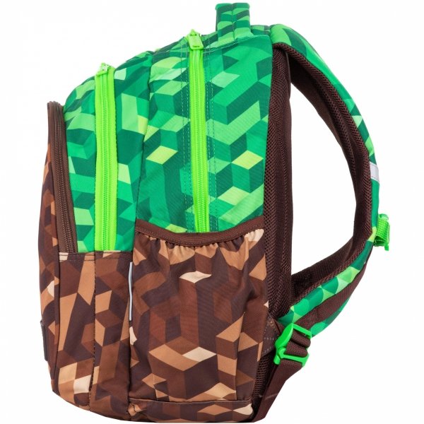 CP PLECAK COOLPACK KOMPLET 5el GRA PIKSELE GAME MINECRAFT DLA CHŁOPAKA