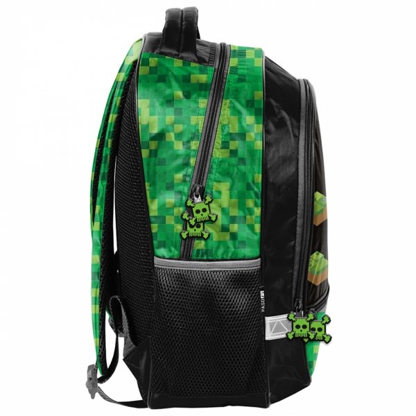 PLECAK MINECRAFT SZKOLNY GAMING GAMER DO 1 KLASY DLA CHŁOPAKA KOMPLET 5w1