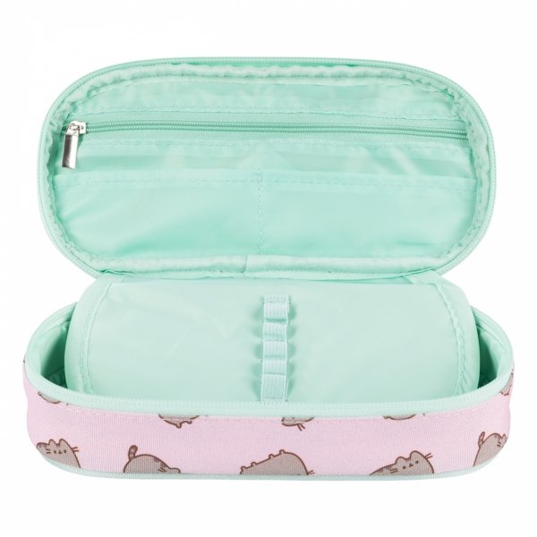 PLECAK PUSHEEN PINK KOMPLET 3w1 MAJEWSKI DLA DZIEWCZYNY KOT KOTKI