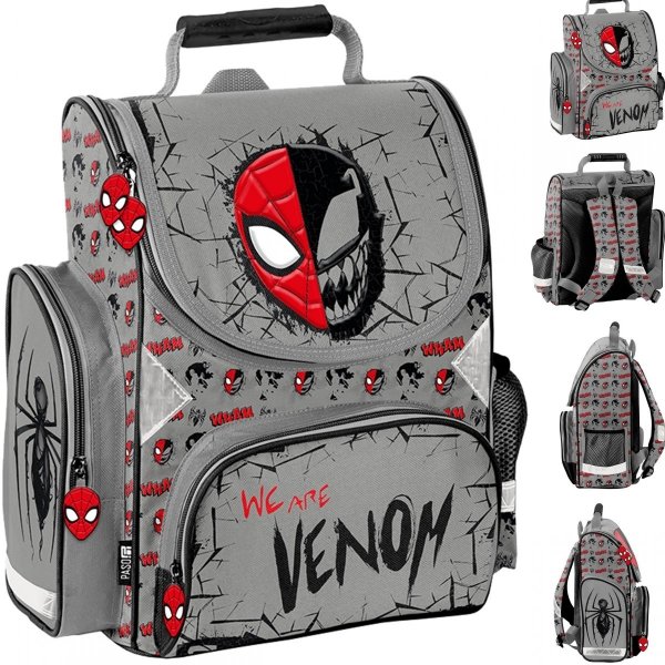 Tornister do Szkoły Spiderman dla Chłopaka Venom Marvel do 1 klasy [SP23BB-525]