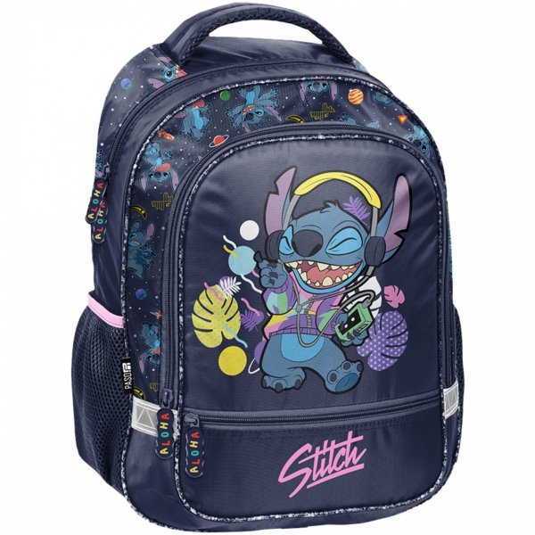STITCH PLECAK SZKOLNY DO PODSTAWÓWKI DLA DZIEWCZYNY ZESTAW 2 elem STICH