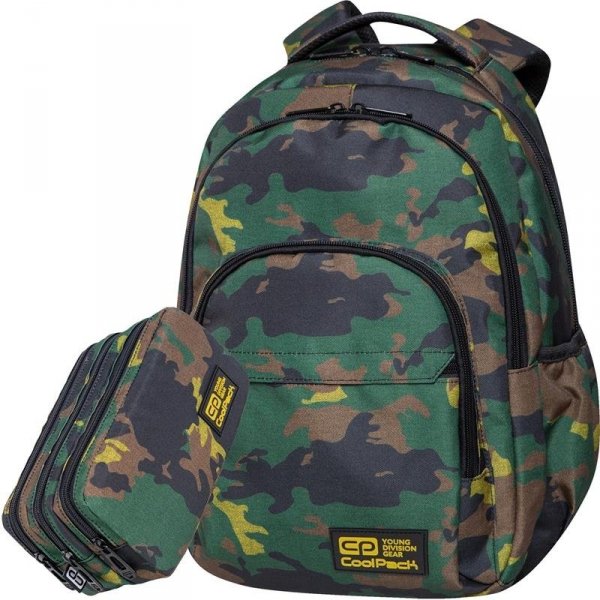 Kamuflaż Plecak CP CoolPack Szkolny Młodzieżowy Basic MILITARY JUNGLE [C03179]