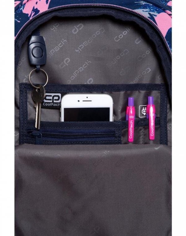CoolPack Cp Plecak dla Dziewczyny Granatowy Różowy Szkolny PINK STROKES [C62187]