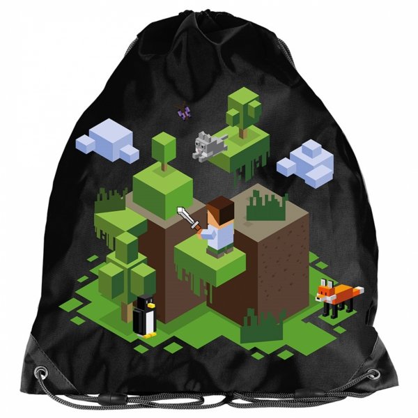 PLECAK MINECRAFT KOMPLET 5w1 SZKOLNY GAMING GRY DO 1 KLASY DLA CHŁOPAKÓW