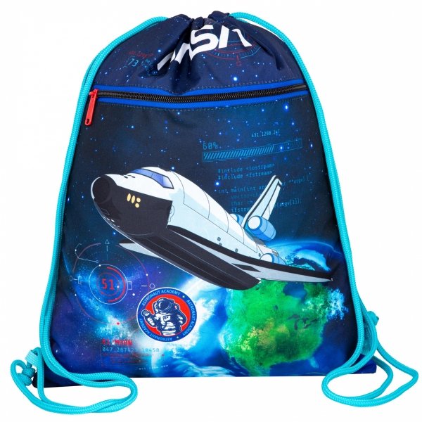 NASA ZESTAW 5w1 PLECAK COLORINO KOSMOS CHŁOPIĘCY DO SZKOŁY [F025651]