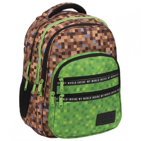 Minecraft Plecak Pixsele dla Chłopaka Piksele Gra Gry Game [PLB3M68]