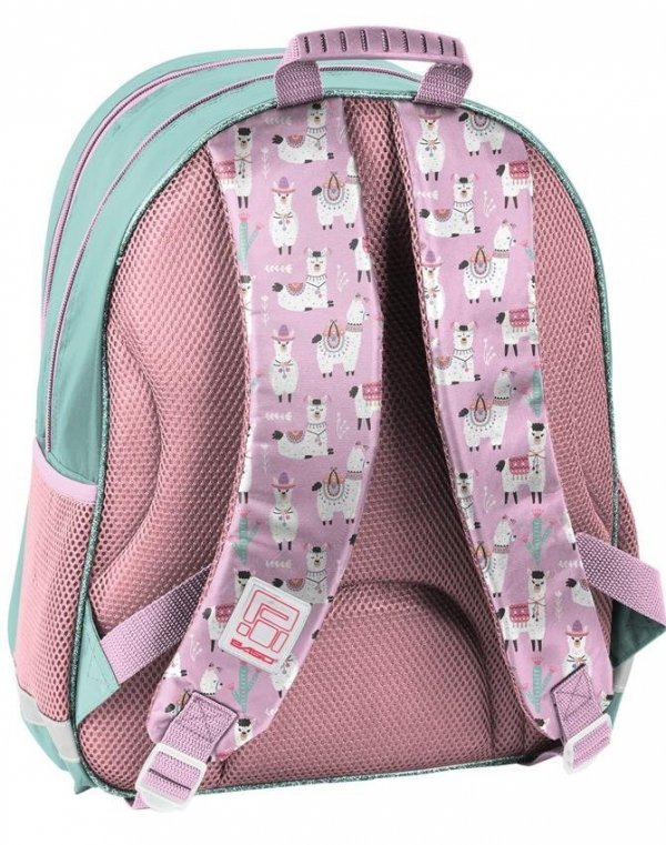 Modowy Plecak Szkolny w Lamy Różowy dla Dziewczyny [PP19LA-090]