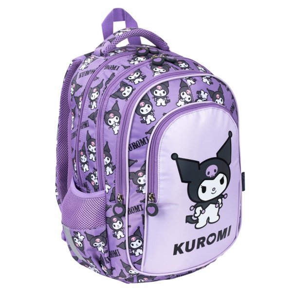 KUROMI VIOLET PLECAK KOMPLET 3w1 MAJEWSKI DLA DZIEWCZYNY 4-komorowy