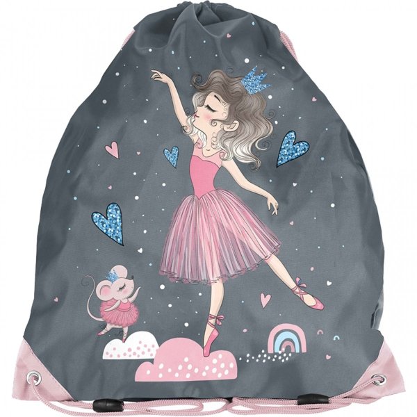 Modowy Plecak Szkolny Balerina Paso Komplet 3elem [PP23BA-116]