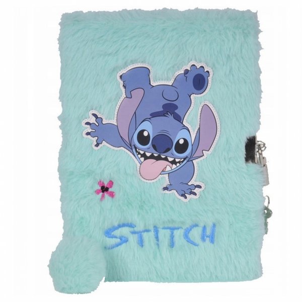 PLUSZOWY PAMIĘTNIK STICH DZIEWCZĘCY DZIECIĘCY STITCH WŁOCHACZ NA KŁÓDKĘ