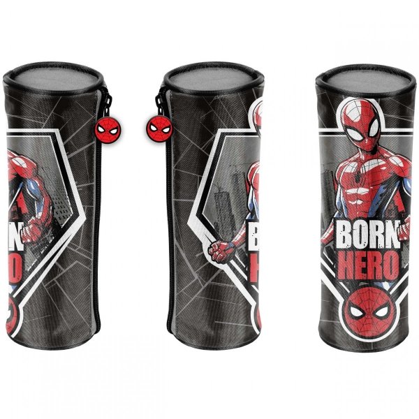 Spider-Man Piórnik Tuba Okrągły Szkolny Paso Marvel [SP21GS-003]