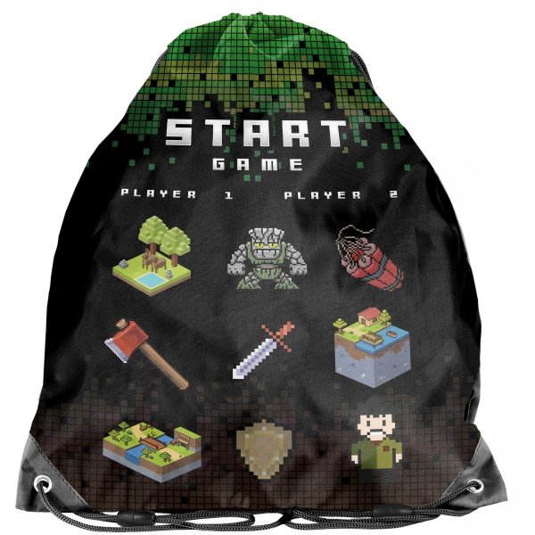 Minecraft Plecak Gamingowy Szkolny dla Uczniów Paso [PP23CR-116]