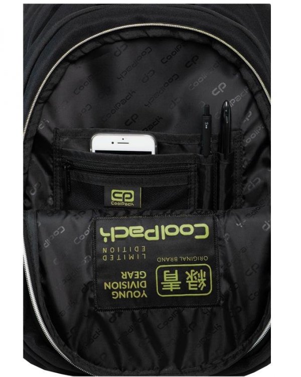 Plecak CoolPack Cp Młodzieżowy SUPER GOLD z Napisem [A22117]
