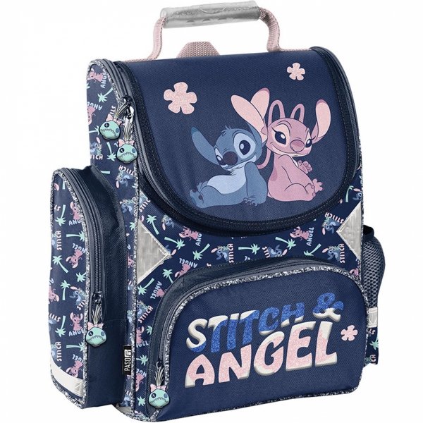 TORNISTER STITCH SZKOLNY DO KLAS 1-4 PODSTAWÓWKI KOMPLET 3w1 STICH i LILO