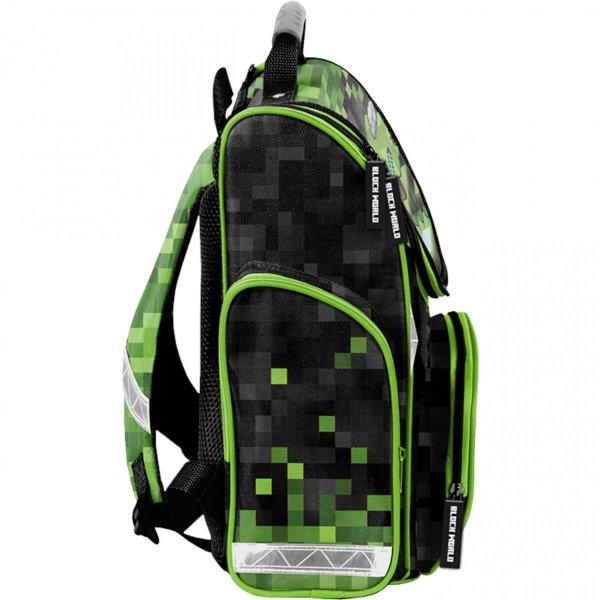 DZIECIĘCY TORNISTER SZKOLNY MINECRAFT GRY PIKSELE GAMER DLA CHŁOPKAÓW