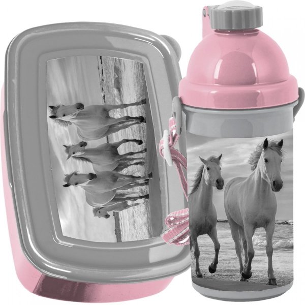 Horse Szkolny Tornister dla Dziewczyny Konie Zestaw 5w1 [PP21HO-525]
