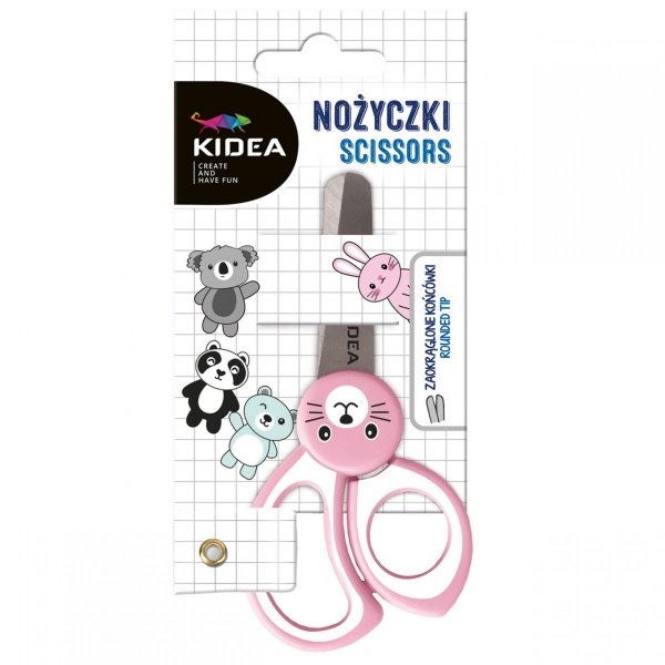 Nożyczki Szkolne z Podziałką z Figurką Kidea dla Dziecka [NOFKA]